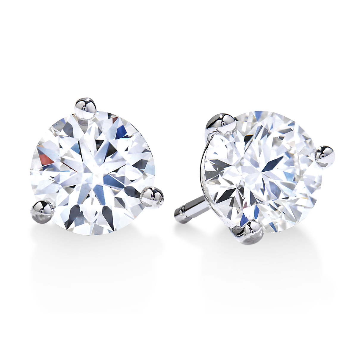 Picture of Large Diamond Stud Earrings